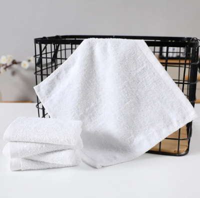 Picture of 100% Cotton Soft Small Hand Napkin Towel on Sale- Soft Face Towel White - 30cm x 30cm