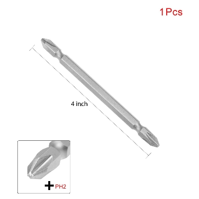 Picture of Double End Magnetic PH2 Phillips Screwdriver Bit (1 Piece) (4 inch)