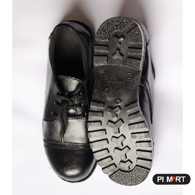 Picture of Safety Shoe - Leather safety shoe for workers - medium quality PVC sole Leather safety shoe- Workers shoe / boots
