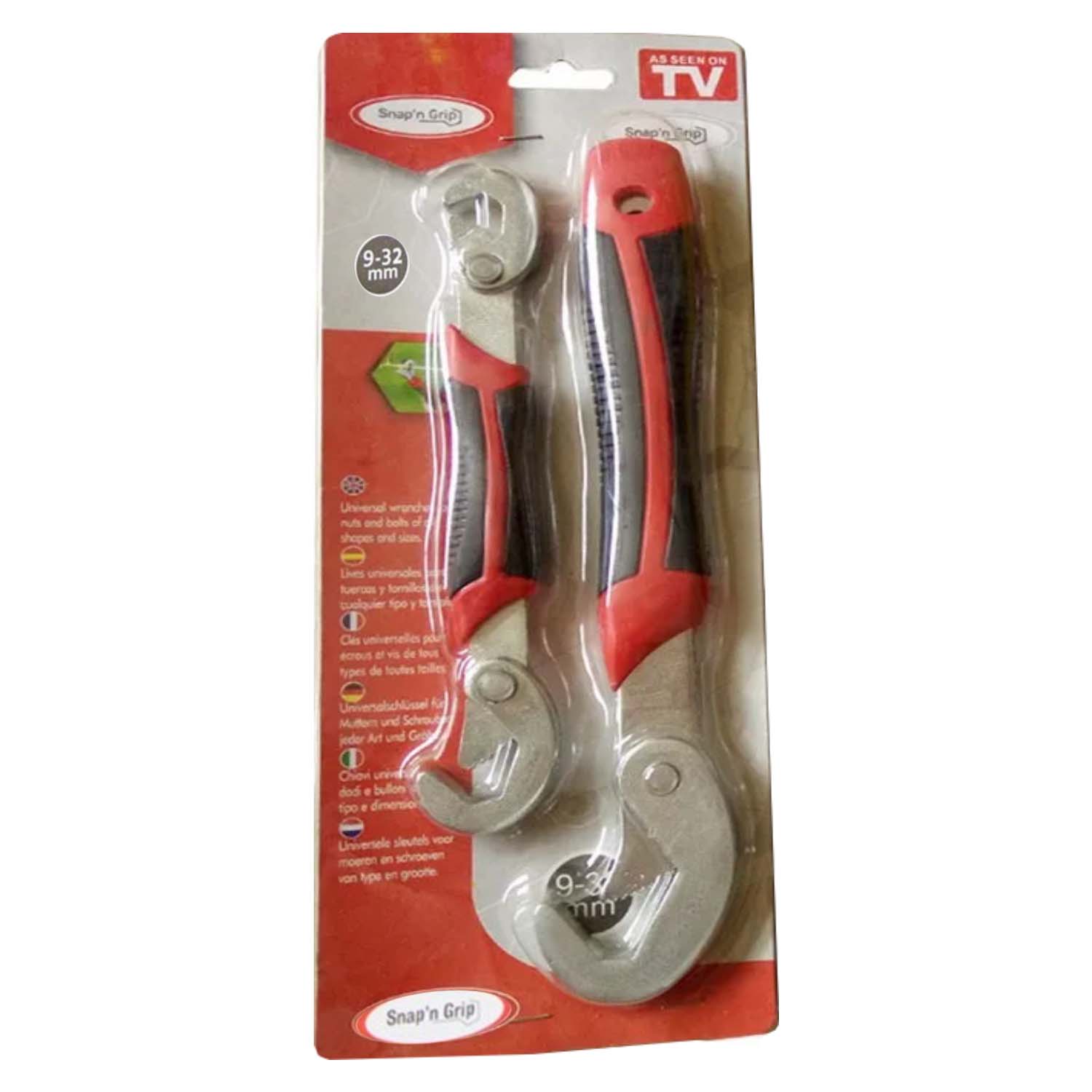 Picture of Universal 8-32mm Multi-function Quick Snap n Grip Wrenches Set Adapt For Taps, Valves, Pipes & Piping, Radiators Boilers, Wheel Bolts & Nuts ()