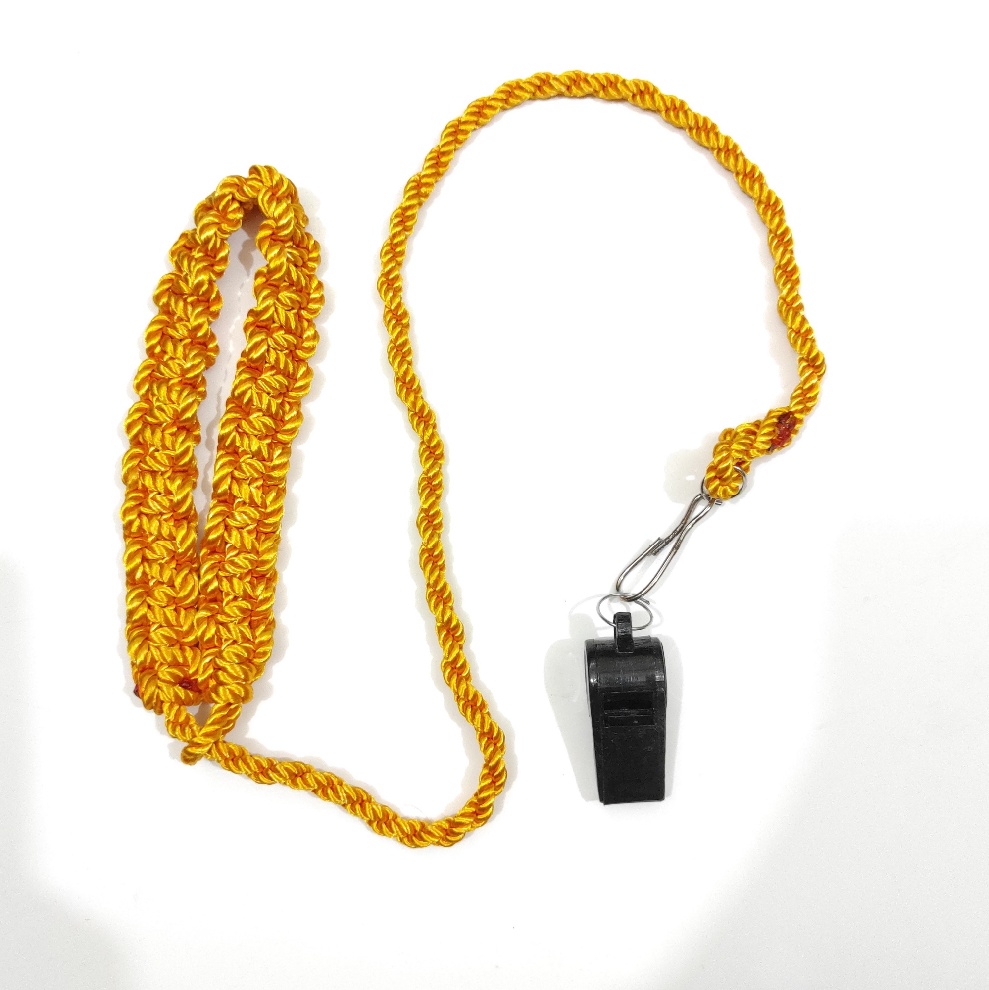 Picture of Security Lanyard with Whistle - Golden Color Security guard Lanyard with Whistle