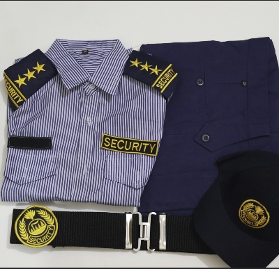 Picture of Guard dress -Security Guard uniform - Security dress uniform - Guard dress full set Pant shirt ,Cap, Belt , Epaulet