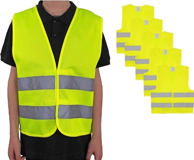 Picture of High Visibility Safety Vest for Traffic Work Running Surveyor and Security Guard