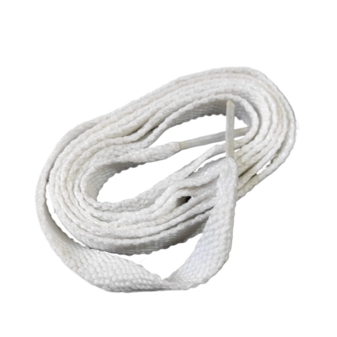 Picture of White shoe sneakers laces -Replacement Laces White- Flat Shoe Laces for Sneakers Premium Quality -115cm