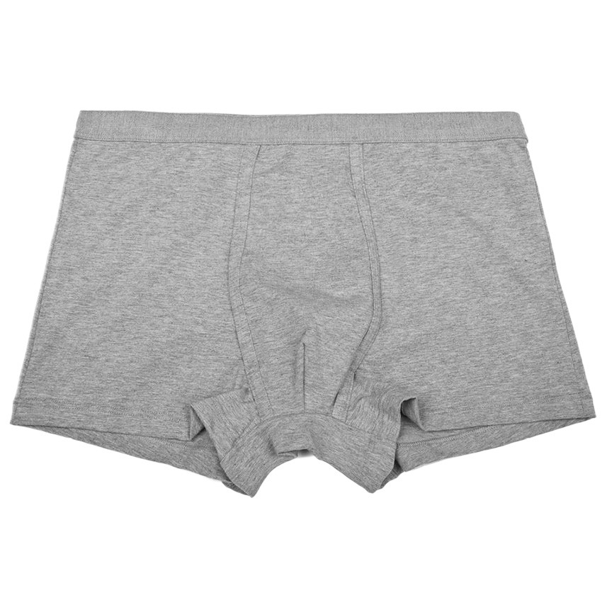 Picture of Gray Supima Cotton Boxers  for Men -Men's Cotton Underwear Breathable Soft Ultra-thin Briefs