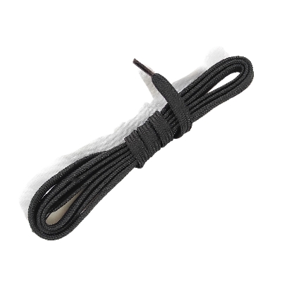 Picture of Shoe Laces for Sneakers - Polyester Flats Boot Laces- Shoe Laces for boots- Black Flat shoe large size 170cm+