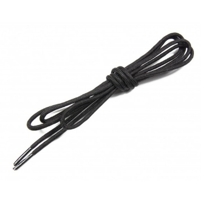 Picture of Formal Shoe  black Laces for office shoe - Round Shoe Laces Polyester 75cm+