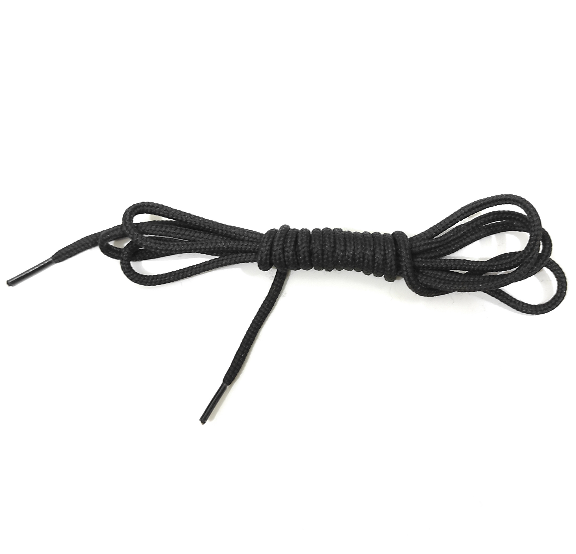Picture of Formal Shoe  black Laces for office shoe - Round Shoe Laces Polyester 75cm+
