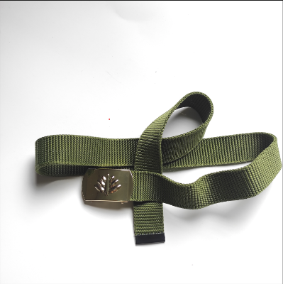 Picture of Olive Fabric Belts Metal Sapla Bookless- Premium Fabric Men Belt
