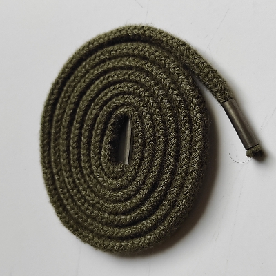 Picture of Olive Sneakers Lace- Running shoes lace-  Boot Lace olive 45 inch+/- replacement lace