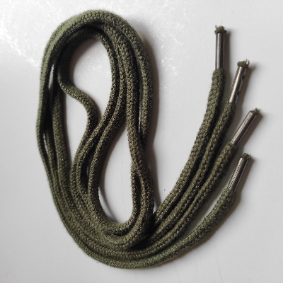 Picture of Olive Sneakers Lace- Running shoes lace-  Boot Lace olive 45 inch+/- replacement lace