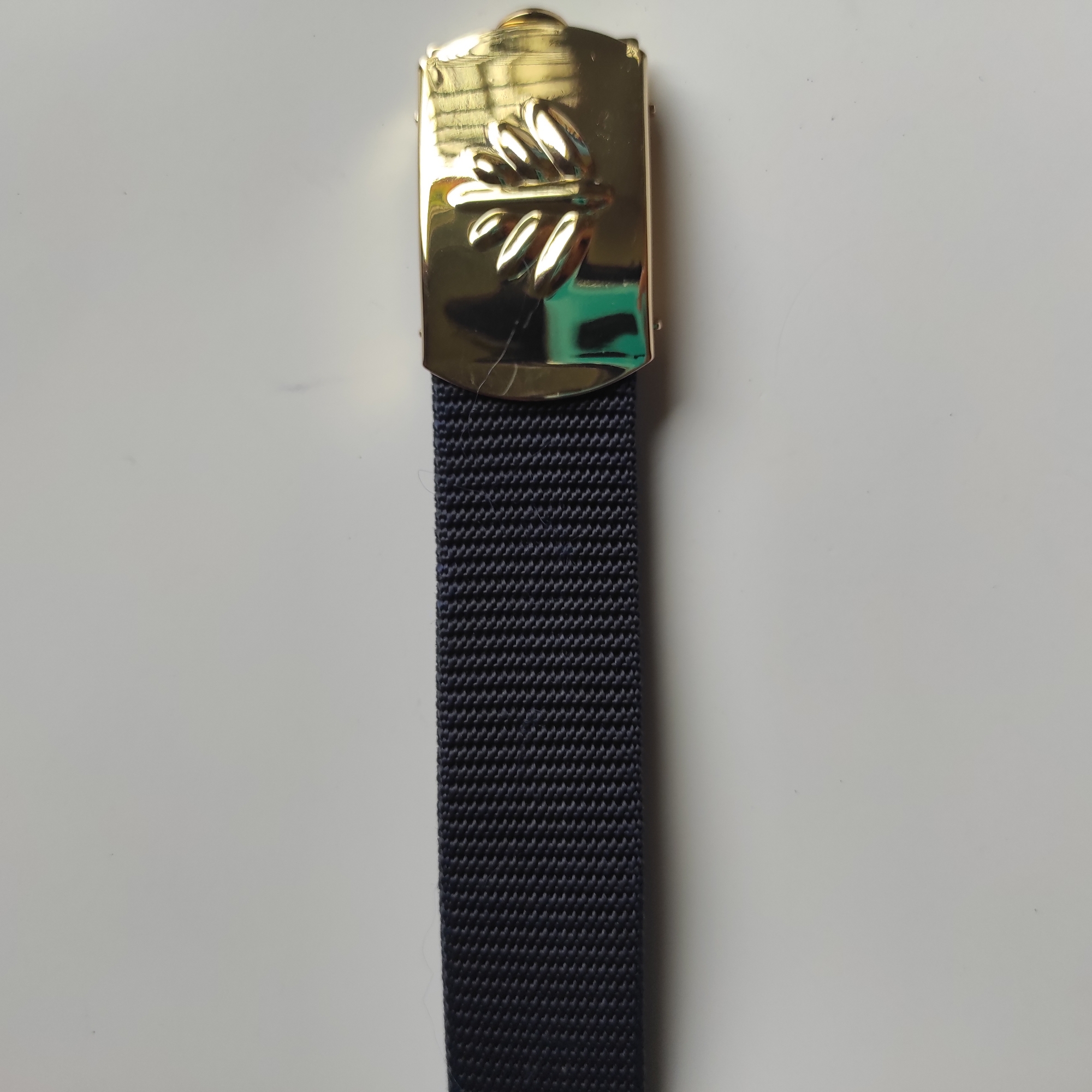 Picture of Metal bokless Belt for men - Navy Blue Belt for girl boys 1.2 inch width