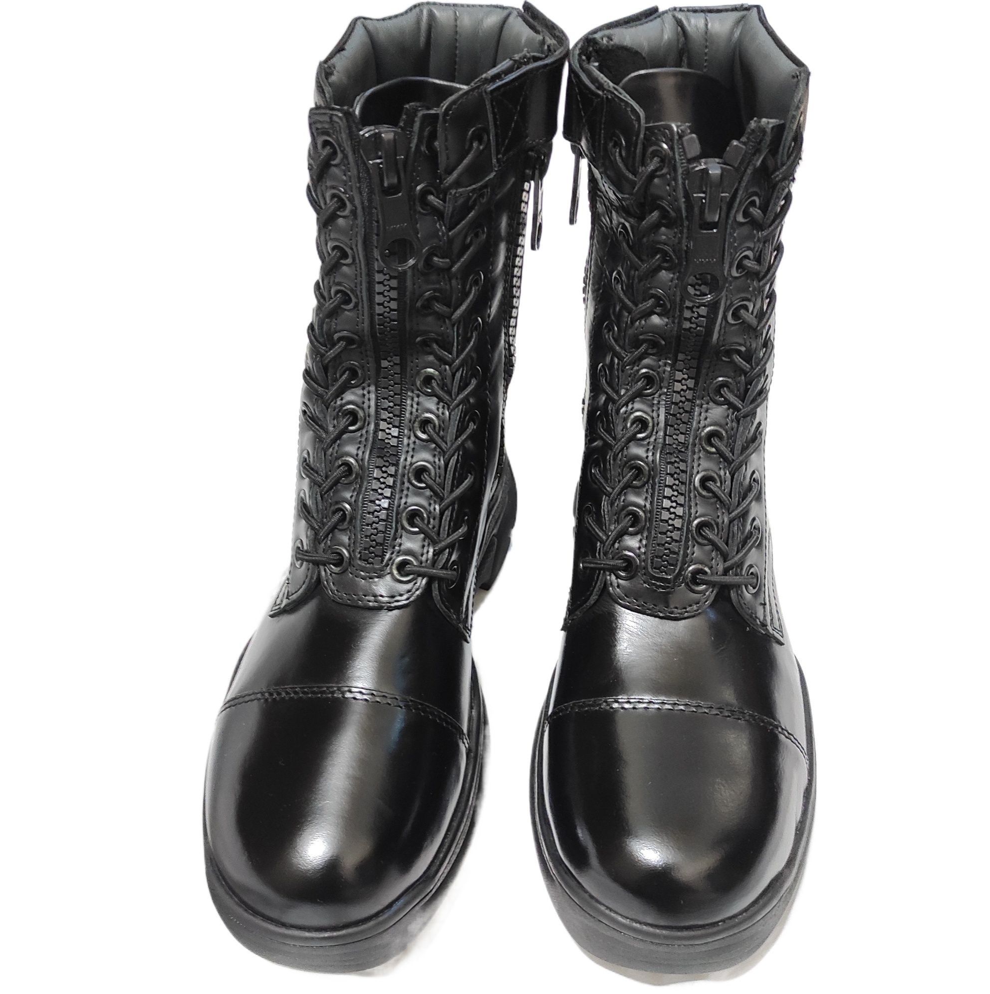 Picture of Heavy-Duty Tactical Combat Boots for Men – Side Zipper, Anti-Slip Sole, Military Grade