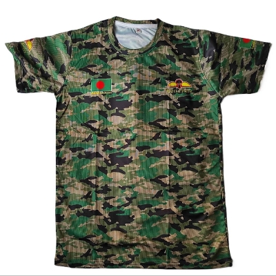 Picture of Bangladesh Army Special Force Camouflage T-Shirt – Military Jersey for Men | Stylish & Comfortable