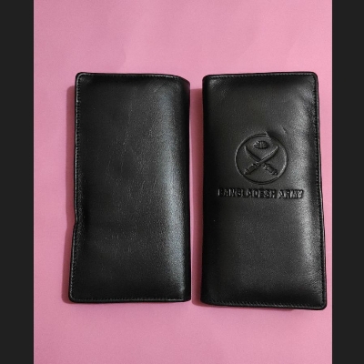 Picture of Bangladesh Army Leather Wallet for Men – Premium ID & Card Holder | Long Bifold Design