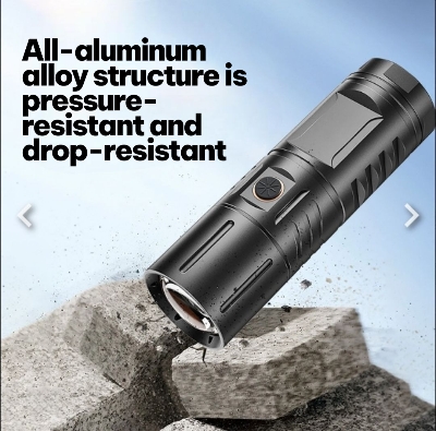 Picture of T40 High Lumen LED Flashlight | 20000mAh | 420g Lightweight | Zoom Torch | Power Bank | 3 Modes + SOS