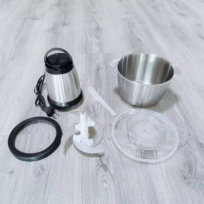 Picture of NAMUNY Food Chopper Stainless Steel 3L Electrical Food Processor Meat Grinder Blender Mixer Machine Kitchen Appliances,EU Plug Color-Not Specified