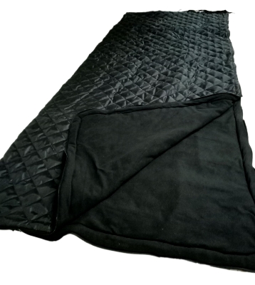 Picture of Lightweight Camping Sleeping bed Bag Single Visitor Portable Black travel bed double layer Black 