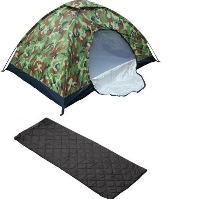 Picture of 1/2 Man Tent with Sleeping Bed Mattress  