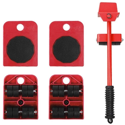 Picture of Furniture Slides Kit Furniture Lifter Move Roller Tools 360 Degree Rotatable Pads Multicolor 