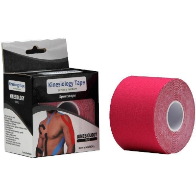 Picture of Sports Kinesiology Tape Precut Muscle Tape Breathable Hypoallergenic Latex Free Water Resistant Pain Relief Knee Shoulder Elbow Ankle Injury Recovery Therapeutic Aid Multicolor L