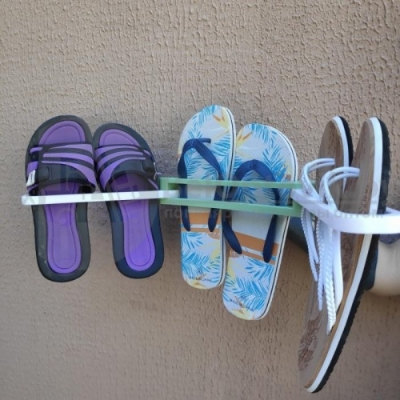 Picture of Sandal Rack Hanging Slipper Rotary Self Adhesive shoe Organizer Multicolor 