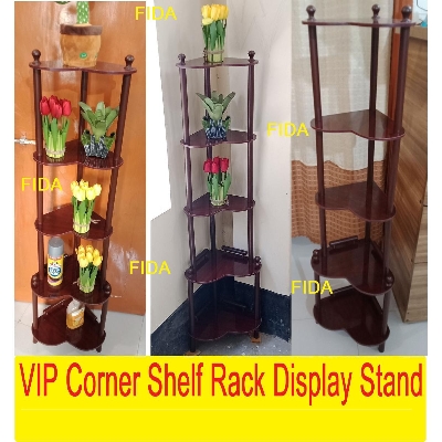 Picture of Decorative Corner Shelve VIP Rack Table Display Furniture folding portable Brown 