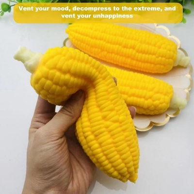 Picture of Relieve Stress with Venting Stretchable Decorative Props - Fruit, Corn, Decision, Venting, Educational Toy, Gift, Easy to Use and Clean  