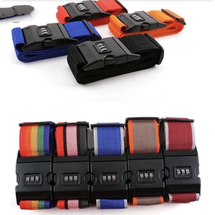 Picture of Adjustable Nylon Luggage Strap One Size Colourful Multicolor 