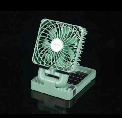 Picture of Solar Rechargeable Car fan  Dashboard 360 Degree Rotatable fan Car Auto Powerful 3 Speed Cooling Air Fan for All Cars,Tempo,Trucks Black 