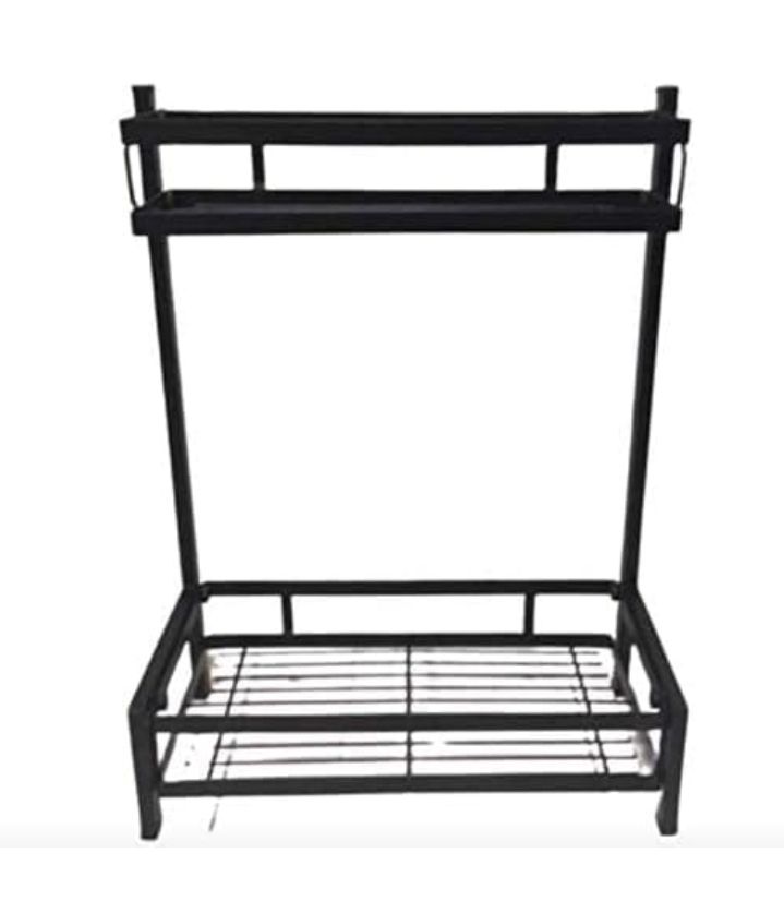 Picture of Multi-Function Kitchen Storage Rack for Multipurpose Usage-Spices Storage, Kitchen Utensils Storage, Toilet Accessories Storage Black 