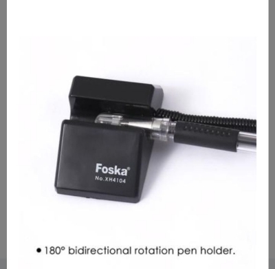 Picture of Gel pen with adhesive base office stationary Black 