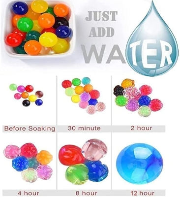 Picture of 50pcs Big Orbeez Magic Water Beads Beads Magic Balls Kids Toys Multicolor 