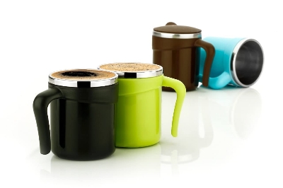 Picture of Tea/Coffee Mug with Lid 100 ml | Stainless Steel Tea/Coffee Mug | Sustainable Mug to Carry Hot & Cold Beverage | Travel Mug for Tea and Coffee Multicolor 