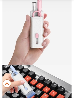 Picture of 7-in-1 Keyboard Cleaning Tools Kit: The Essential Cleaning Tool for Keyboard and Earphones Multicolor 