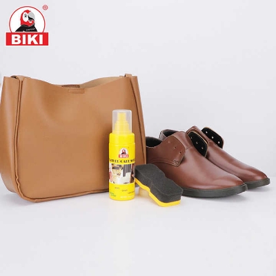 Picture of Leather Protect Nursing 150ml Sponge Spray Kit Leather Protection Solution Shoe Polish Yellow Suit Only: 48
