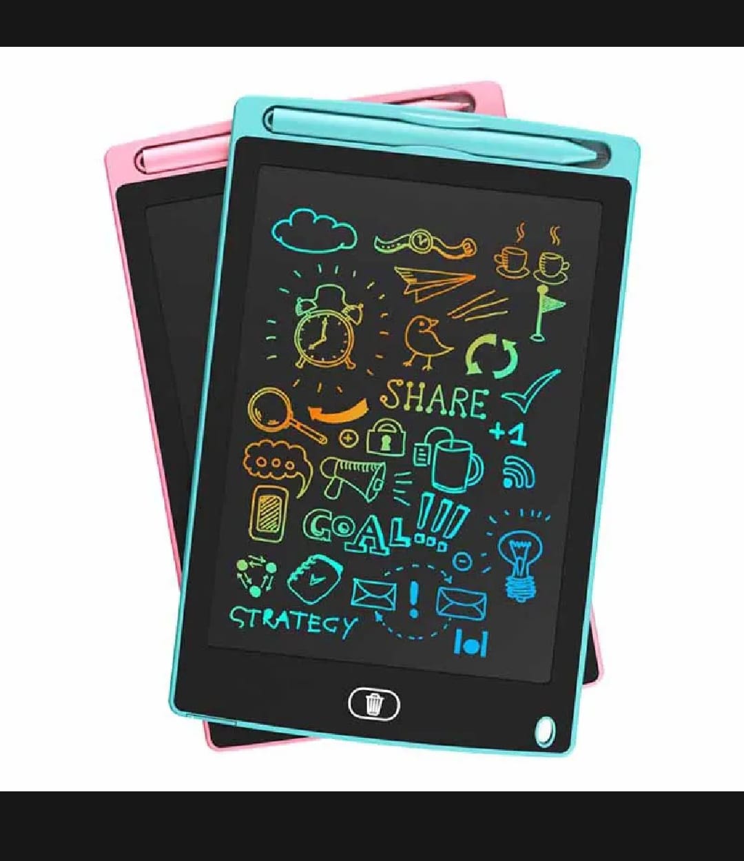 Picture of write taPack LCD Writing Tablet for Kids, 8.5 Inch Colorful Doodle Board Drawing Tablet, Educational Learning Toys Birthday Gifts for Boys Girls Multicolor 