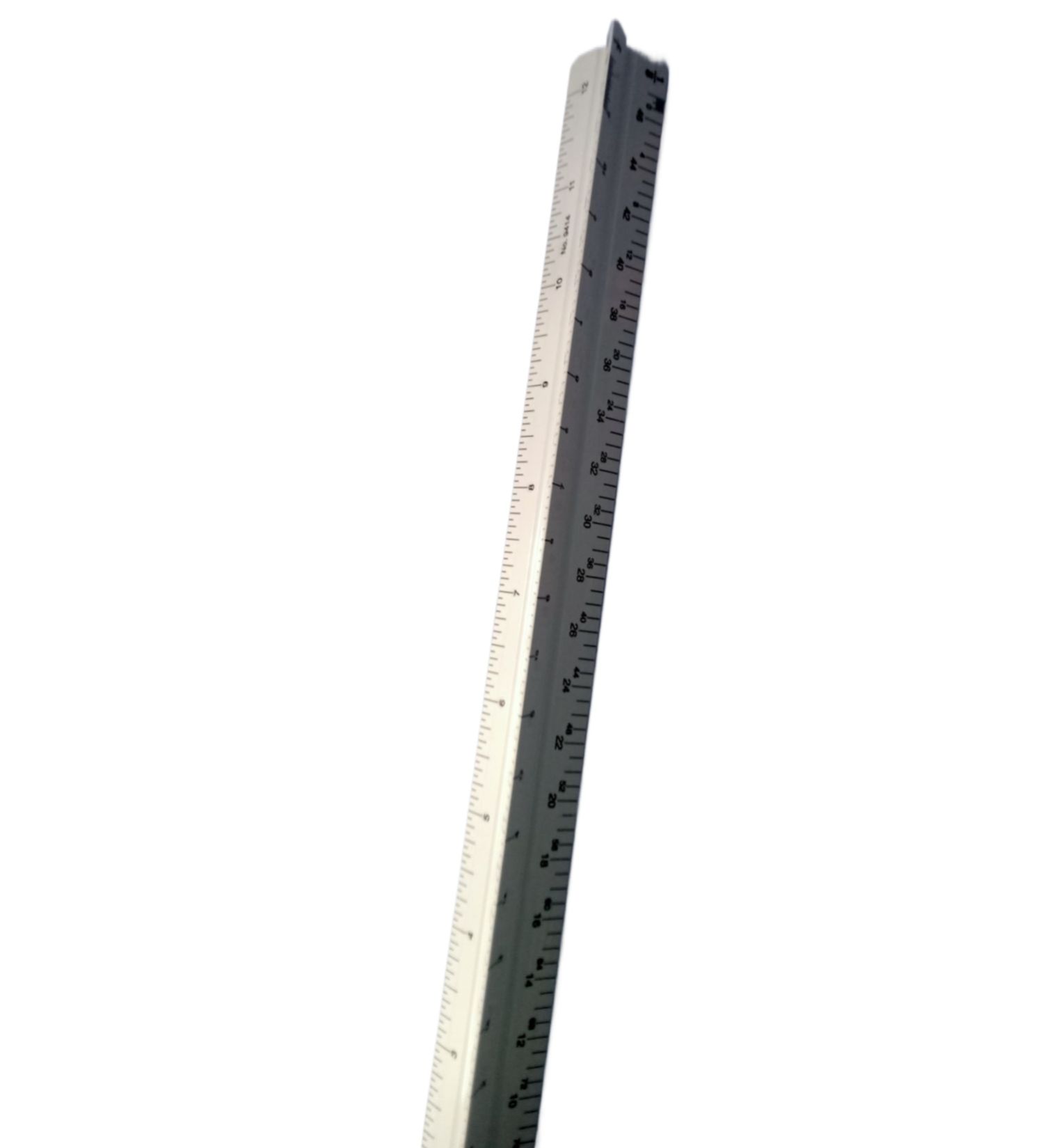 Picture of Triangular Ruler Tri-Scale Ruler Architect Engineer pvc Triangle Scale/Ruler for School/College Students Triangular Scale Ruler 12" Architect Drafting Rulers White 