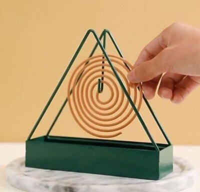 Picture of Triangle Coil Tray 1 Pcs Black Mosquito Incenseinsect repellent  