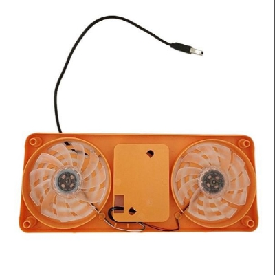 Picture of Usb double fan soundless fan cpu cooler fan Orange 