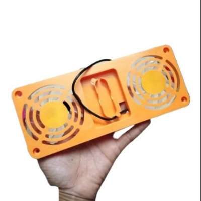 Picture of Usb double fan soundless fan cpu cooler fan Orange 