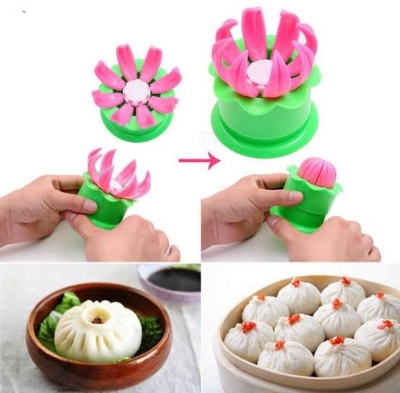Picture of Momo Maker Heavy Pastry Steamed Stuffed Bun Pie Dumpling Making Mould Multicolor 