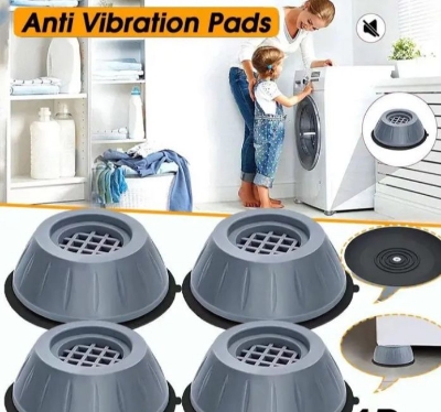 Picture of 4 Pcs Anti Vibration furniture Feet Pads furniture protector Washing Machine Rubber Mat for
furniture decorations Grey 