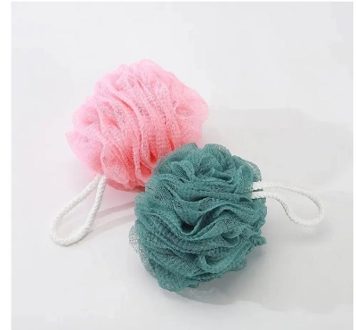Picture of 2 Pcs bath Puff Loofah Flower Bath Shower Wash Sponge Sponges,Soft Bath Puffs for Body Wash,Bathing Loofahs Random Colors Multicolor 