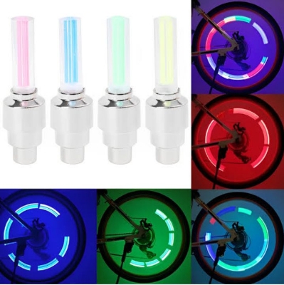 Picture of 1 pcs Bike Bicycle Wheel Valve Stem Cap Tire LED Light, Motion Activated Flickering Lights Universal

multicolor Multicolor 