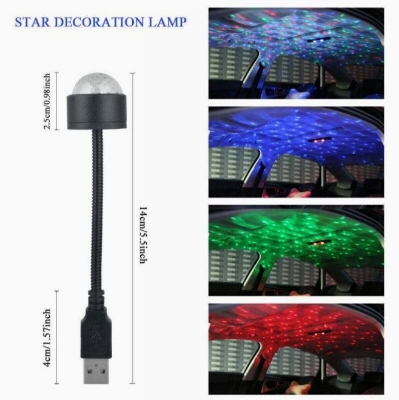 Picture of LED Starry Sky Party Lamp usb Projec Lights USB Night Roof Mini Light Galaxy Car Stars Lamp Decor Multicolor 