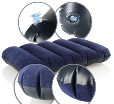 Picture of Pocket Air Pillow  Ultralight Inflatable Cushion for Camping Collapsible Compact Comfortable - Can be used as an accessory for camping, swimming pool beach inflatable pillow Blue 