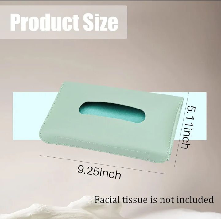 Picture of Car Sun Visor Decoration Napkin Box Storage Case Multicolor 