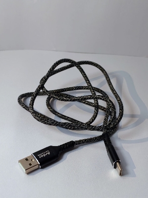 Picture of 45W Type B Super (Metal) Fast Data Cable মোবাইলে ফাস্ট চার্জিং লেখা আসবে
