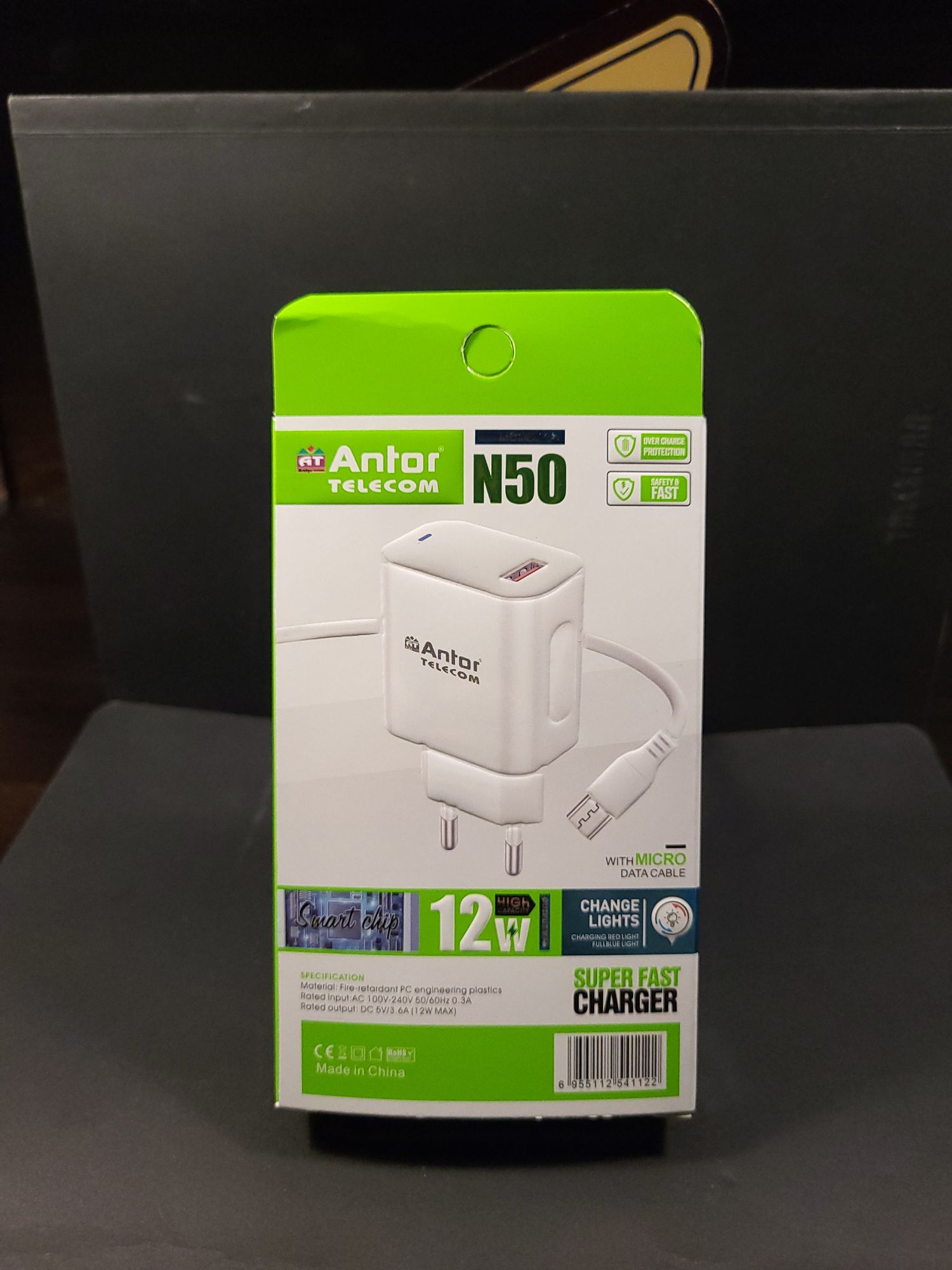 Picture of 12W Type b Fast Charger চার্জ ফুল হলে অটোমেটিক লাইট চেঞ্জ হবে